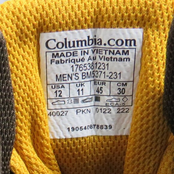 Columbia* Men\'s Crestwood Mid Waterproof Cordovan/Squash‎ Hiking Boot~ Size 12 main image 5